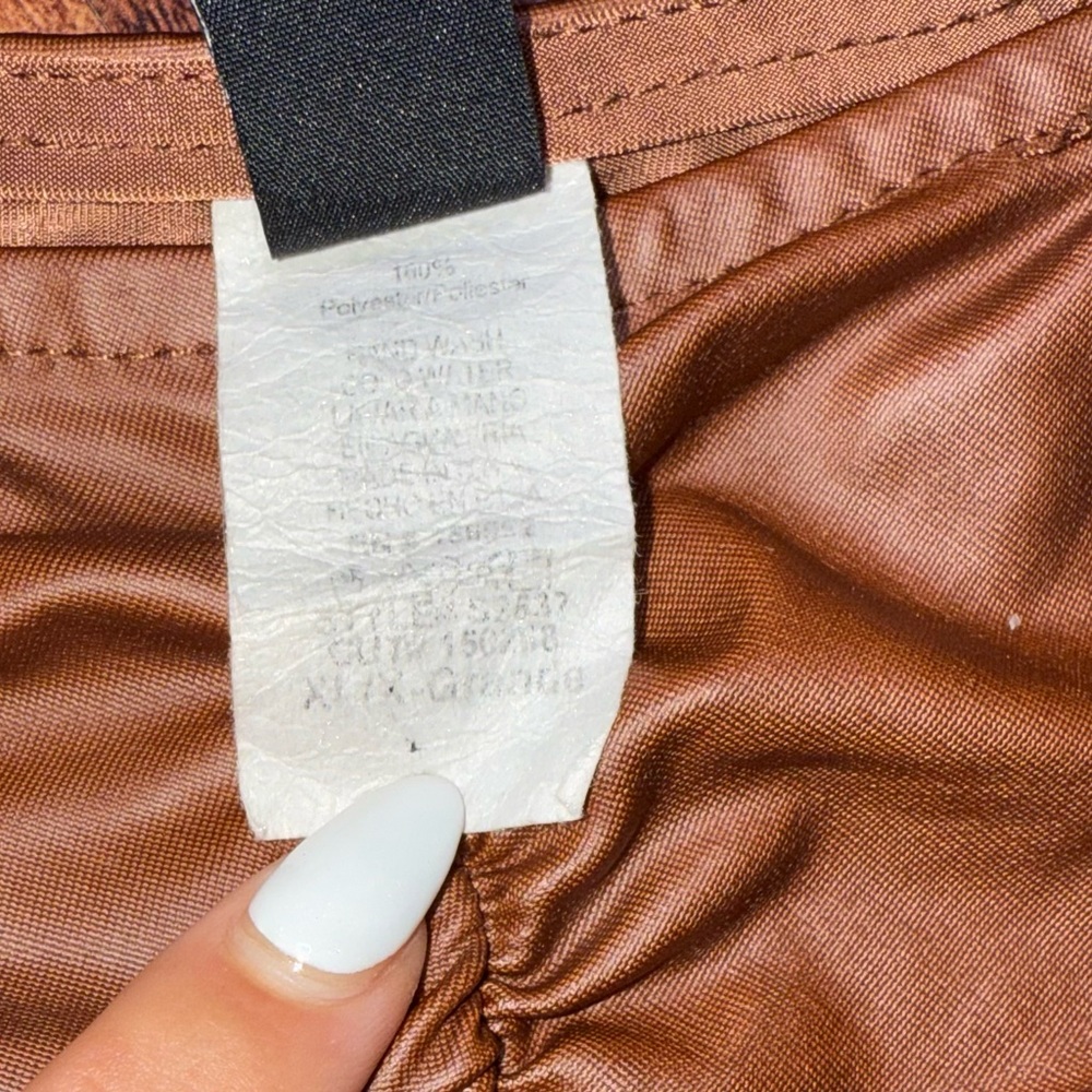 Windsor Ruched Tan Brown Mini Skirt - Picture 5 of 6